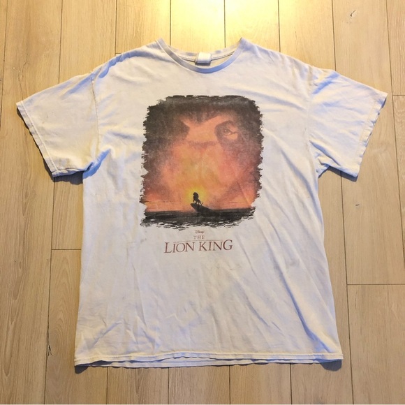 1990’s Vintage Disney The Lion King Movie Promo Junk Food Tees T-shirt Size M - Picture 1 of 14
